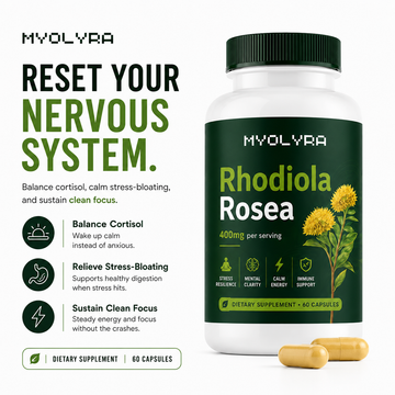 Rhodiola Rosea - Natural Adaptogen Made in USA